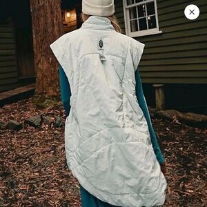 White Reversible Free People Vest